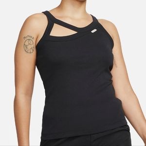 Black Nike Sportswear Collection Women's Cutout Tank Top